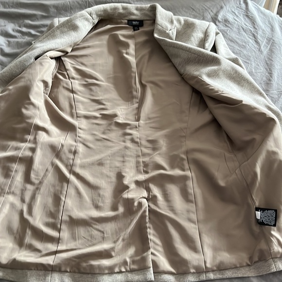 Gray/tan cotton blazer - Picture 3 of 7